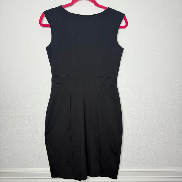 Susana Monaco Black Sleeveless Bodycon Cocktail Party Dress Size M - Picture 2 of 5